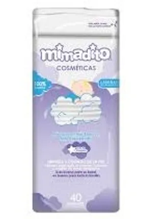 Láminas de Algodón Mimadito 40unds